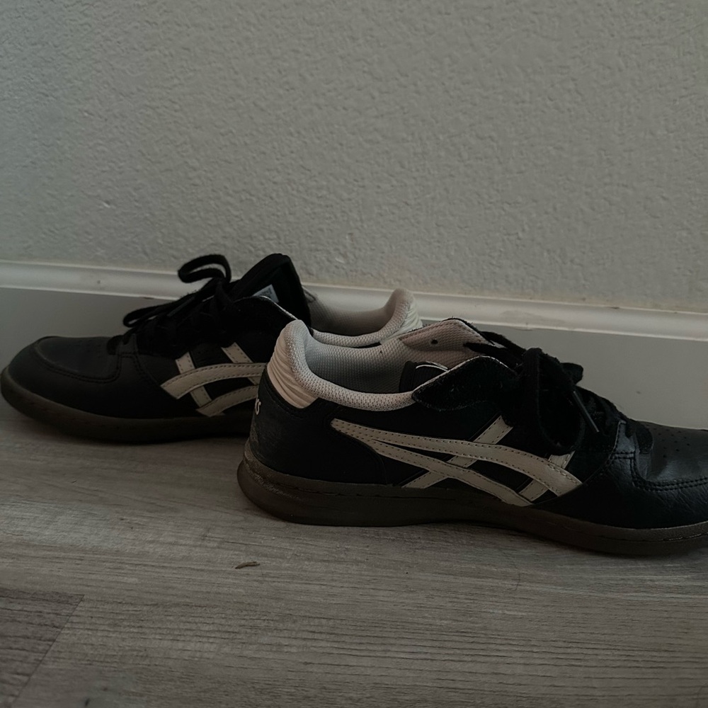 Asics Black and White Sneakers